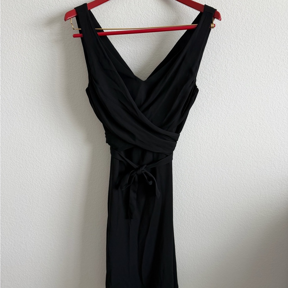 Armani Collezioni Black Backless Dress